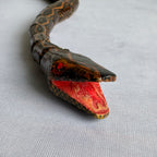 Vintage Articulated Wooden Snakes – Pair of Jointed Folk Art Sculptures