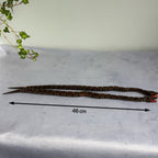 Vintage Articulated Wooden Snakes – Pair of Jointed Folk Art Sculptures