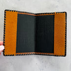 Vintage Estonian Leather Passport Cover – Soviet Era Typography Design