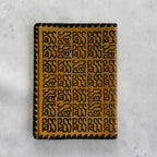 Vintage Estonian Leather Passport Cover – Soviet Era Typography Design