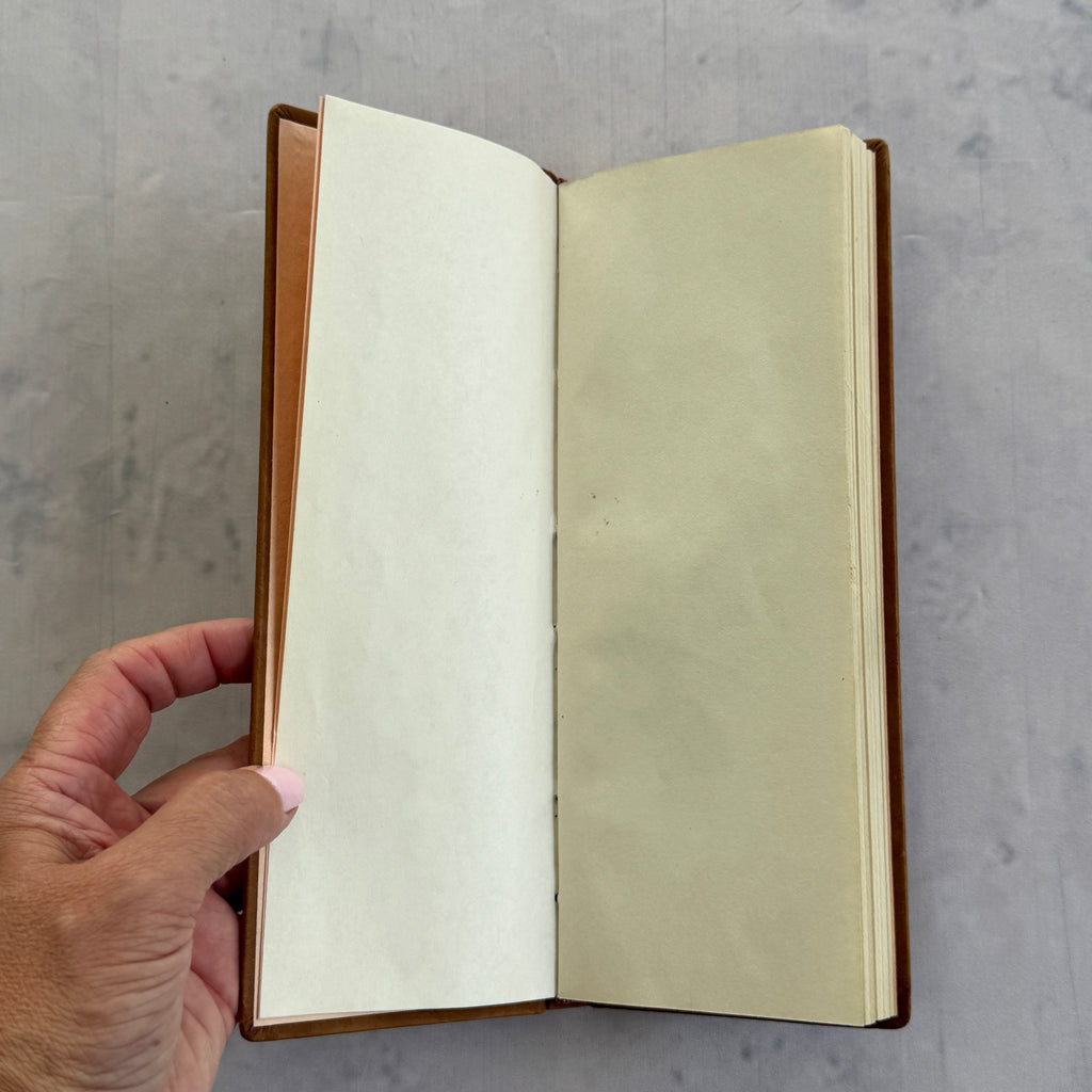 Vintage Estonian KFK Leather Notebook – Soviet Era Art Leatherwork, Geometric Design