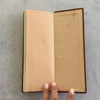 Vintage Estonian KFK Leather Notebook – Soviet Era Art Leatherwork, Geometric Design