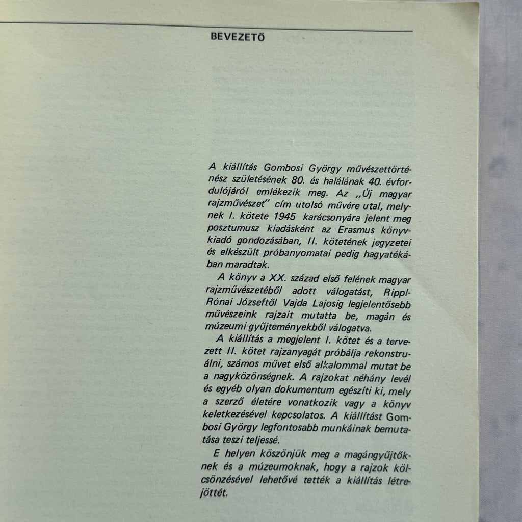 New Hungarian Art of Drawing – 1984 Hungarian National Gallery Exhibition Catalogue