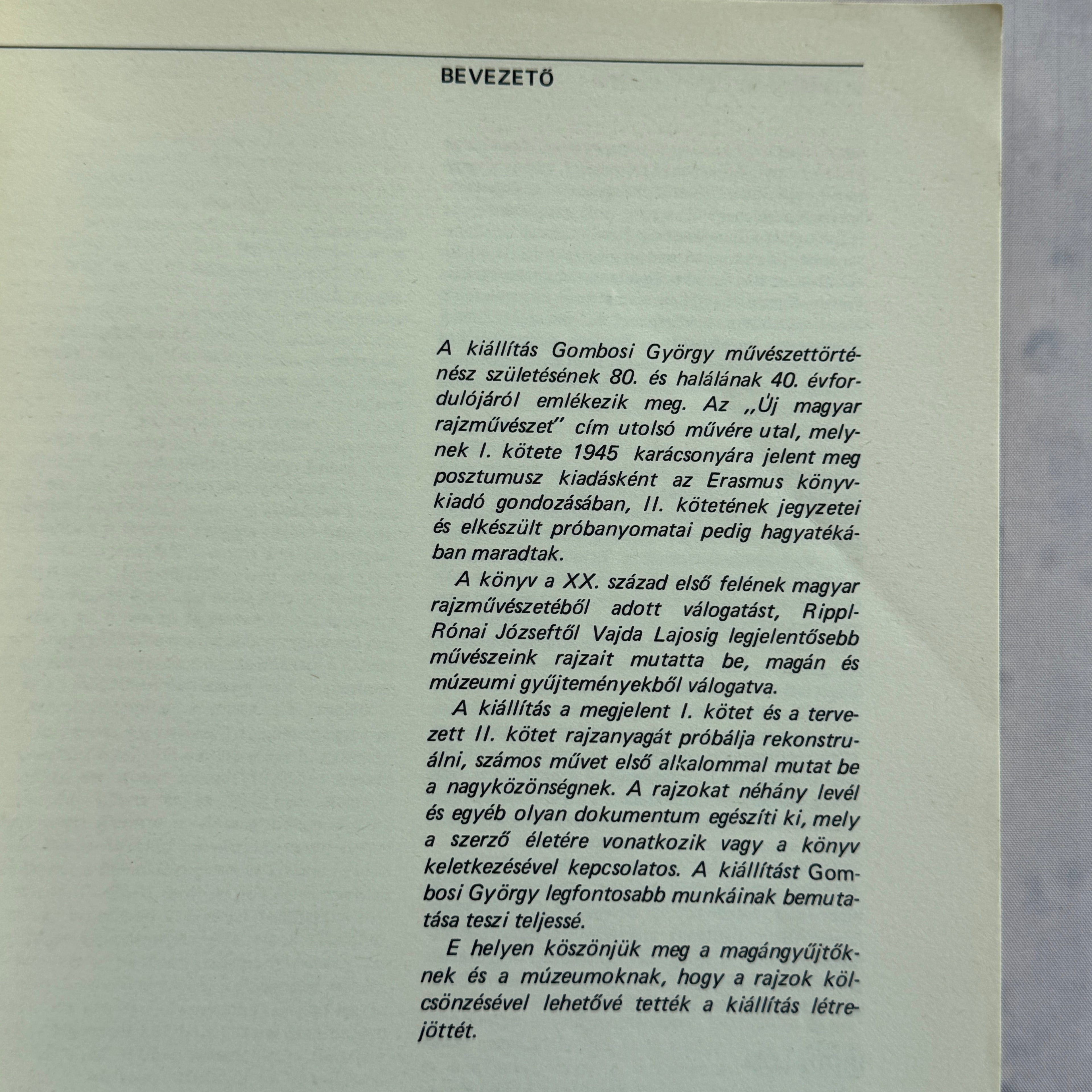 New Hungarian Art of Drawing – 1984 Hungarian National Gallery Exhibition Catalogue