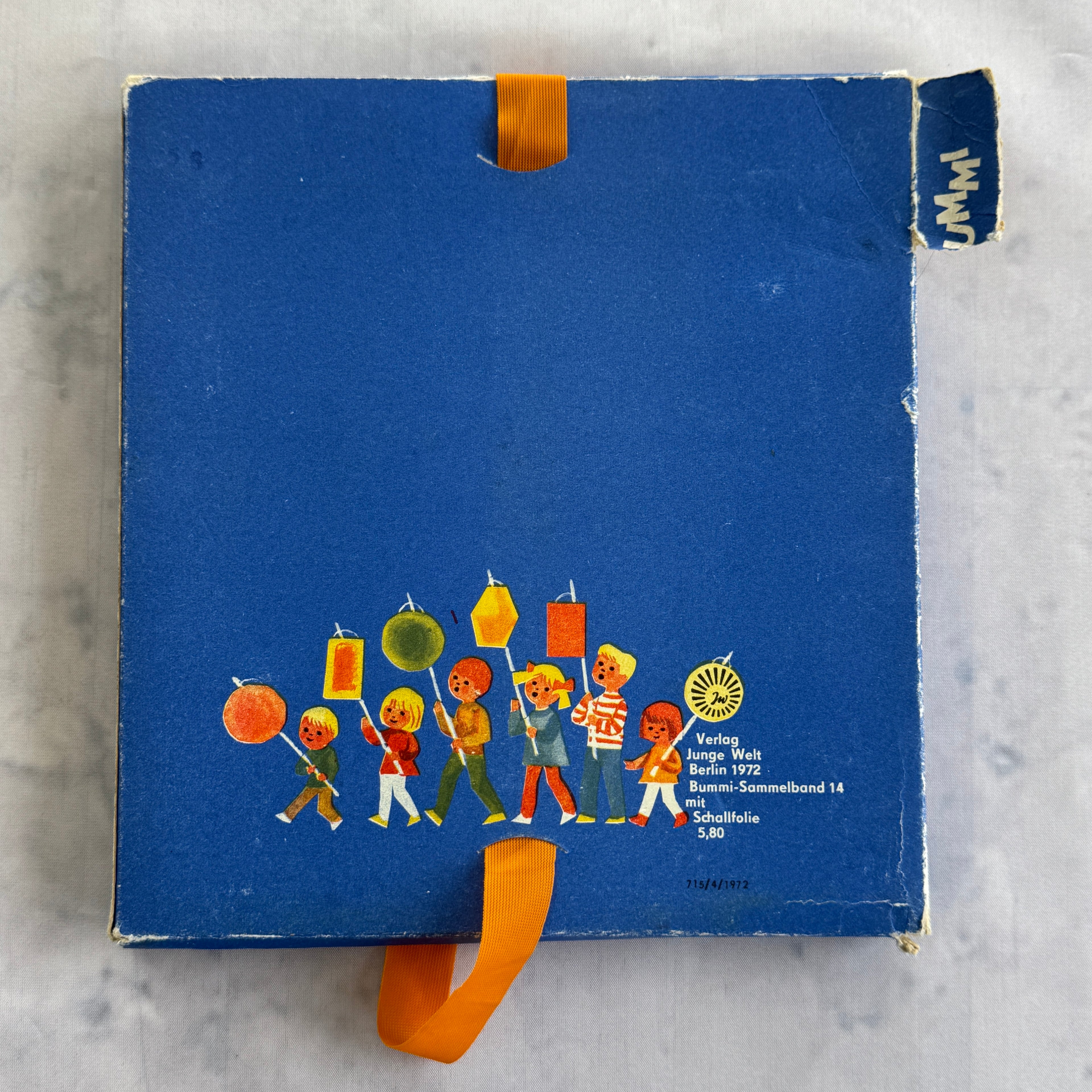 Vintage 1972 Bummi Sammelband 14 DDR Children's Book with Original Slipcase