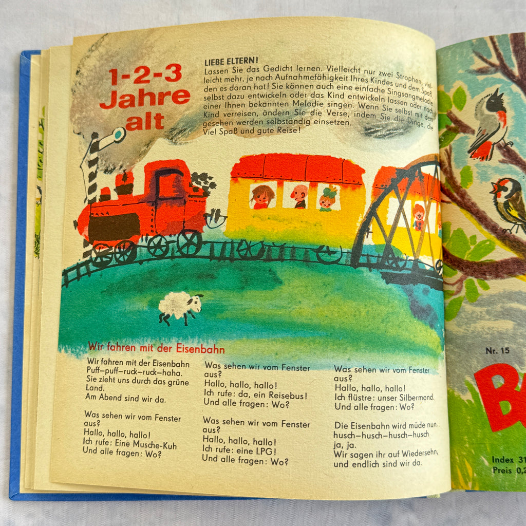 Vintage 1972 Bummi Sammelband 14 DDR Children's Book with Original Slipcase