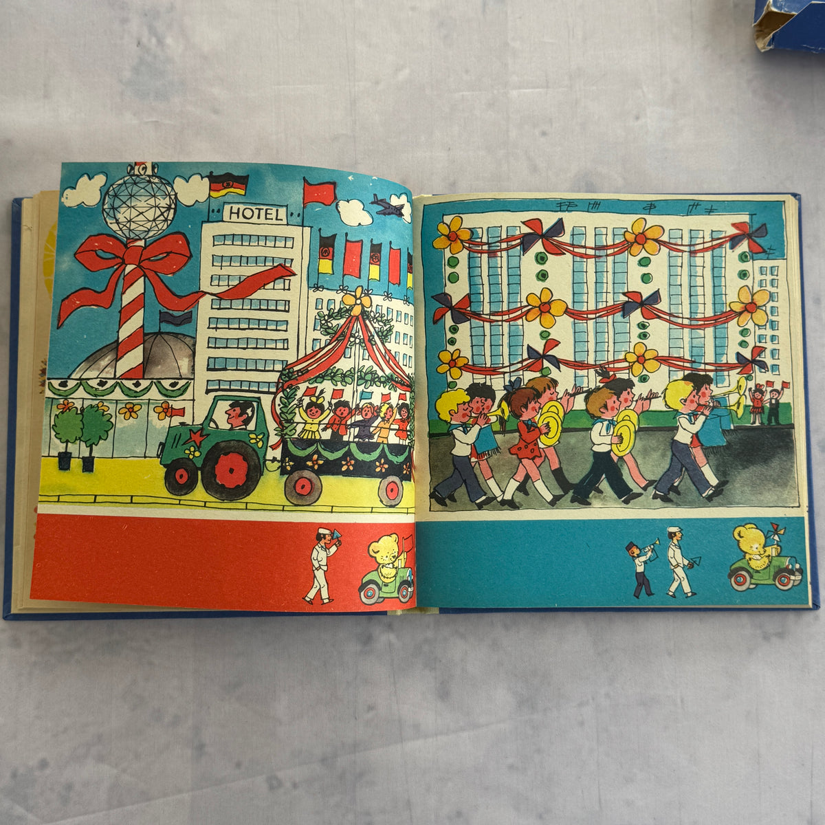 Vintage 1972 Bummi Sammelband 14 DDR Children's Book with Original Slipcase