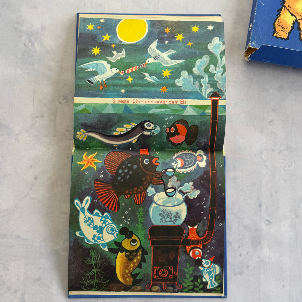 Vintage 1972 Bummi Sammelband 14 DDR Children's Book with Original Slipcase