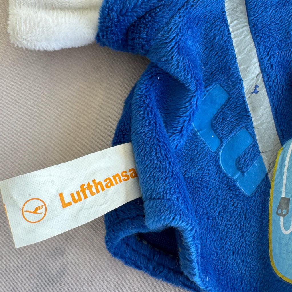 Lufthansa Lu Crane Mascot Hand Puppet