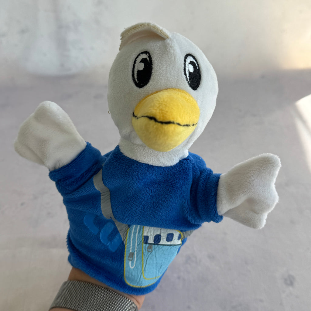 Lufthansa Lu Crane Mascot Hand Puppet