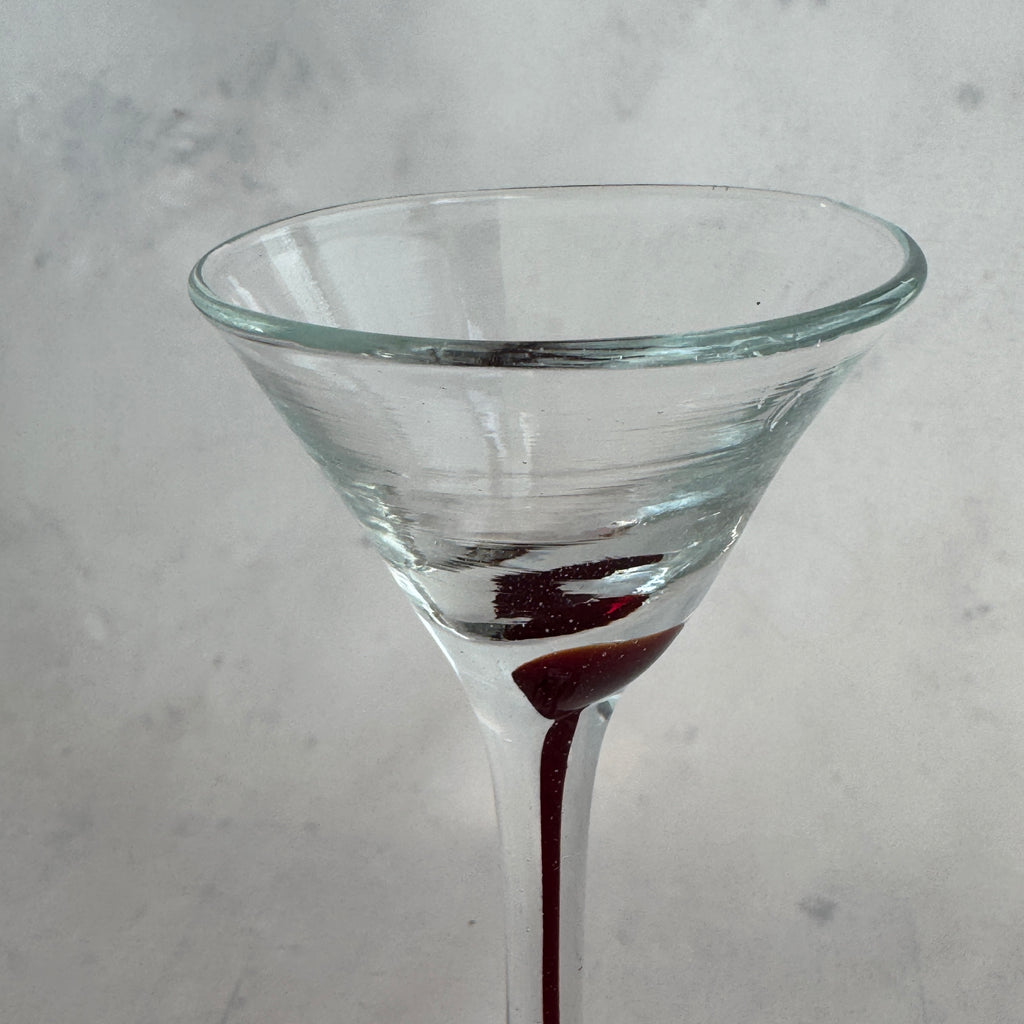 Kai Koppel Estonian Art Glass Martini Glasses – Pair