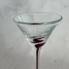 Kai Koppel Estonian Art Glass Martini Glasses – Pair