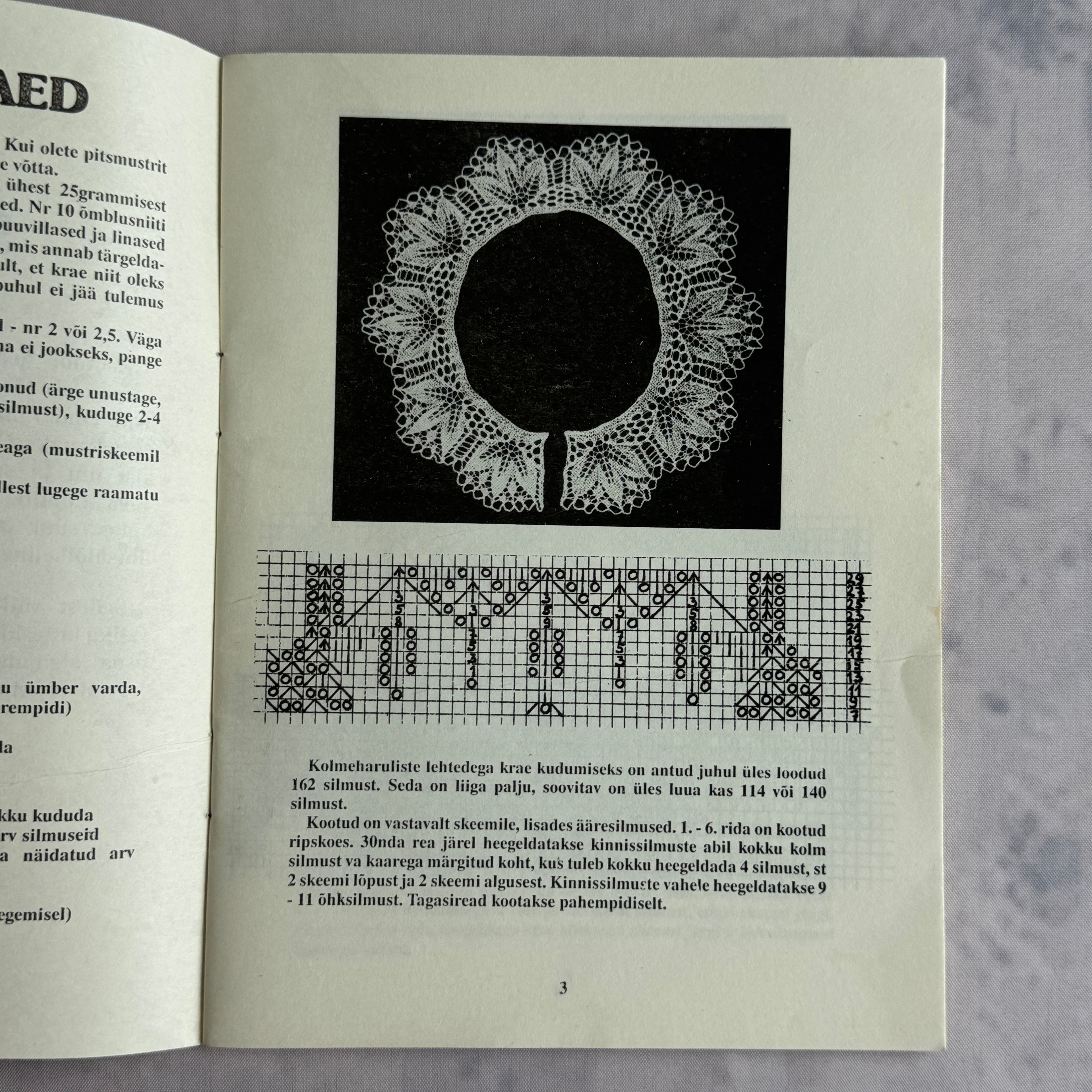 24 Kraed – Estonian Crochet, Knitting & Embroidery Pattern Book, 1992