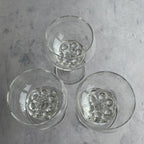 Vintage Tarbeklaas Dessert Bowl, Estonian Engraved Glass, 1960s–70s