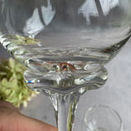Vintage Tarbeklaas Dessert Bowl, Estonian Engraved Glass, 1960s–70s