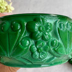 Curt Schlevogt Ingrid Malachite Glass Trinket Box