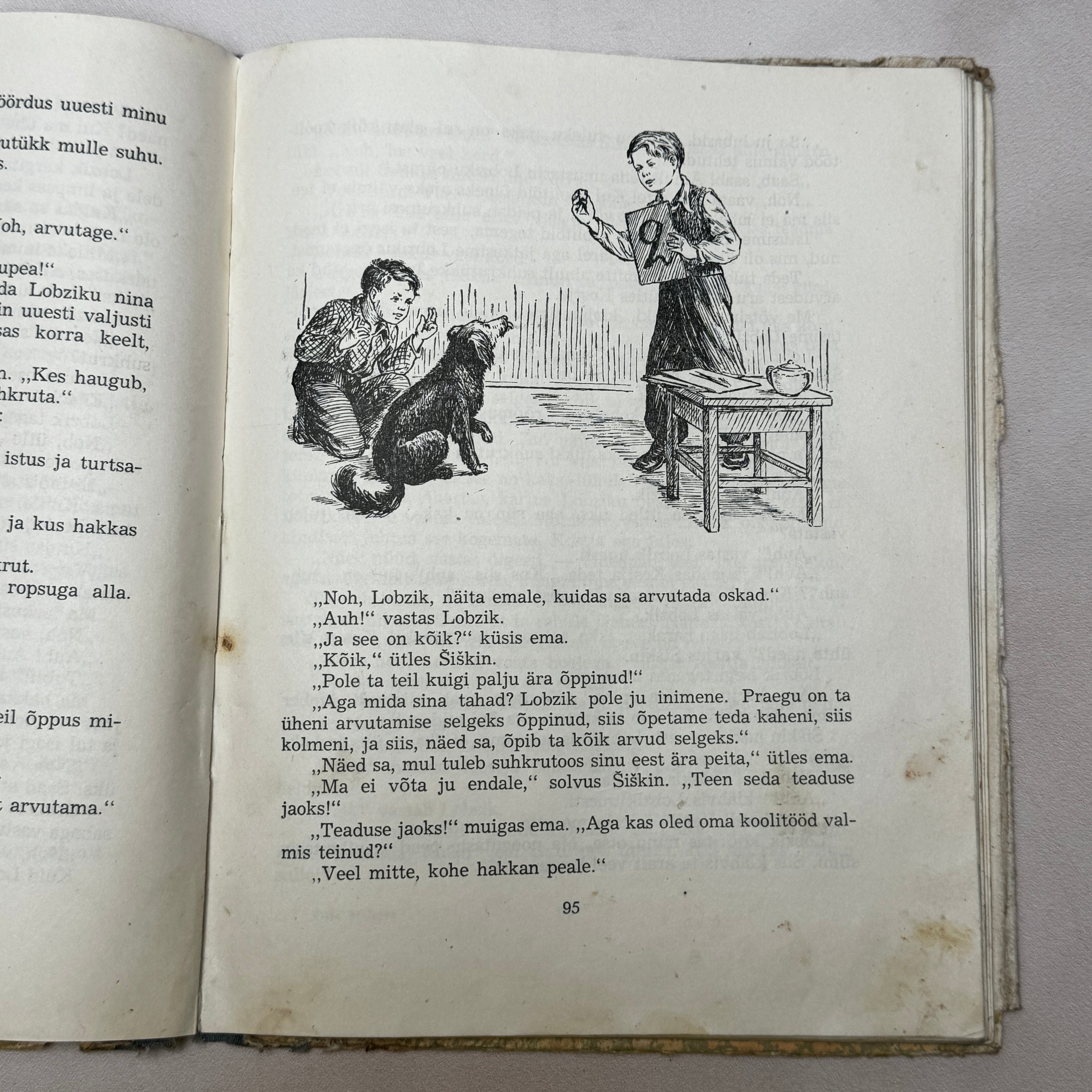Vitja Malejev at School and Home – 1952 Estonian Children's Book by N. Nossov