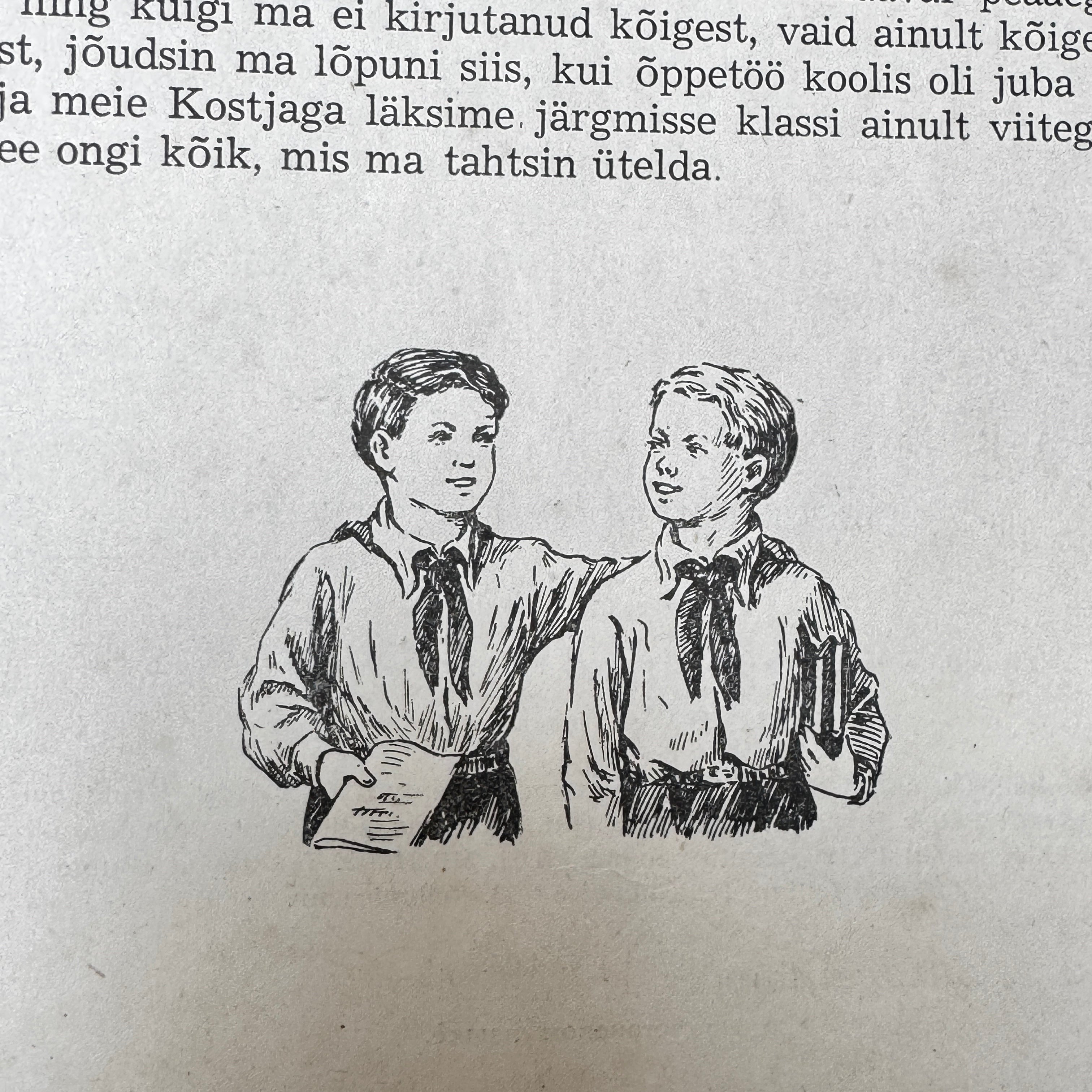 Vitja Malejev at School and Home – 1952 Estonian Children's Book by N. Nossov