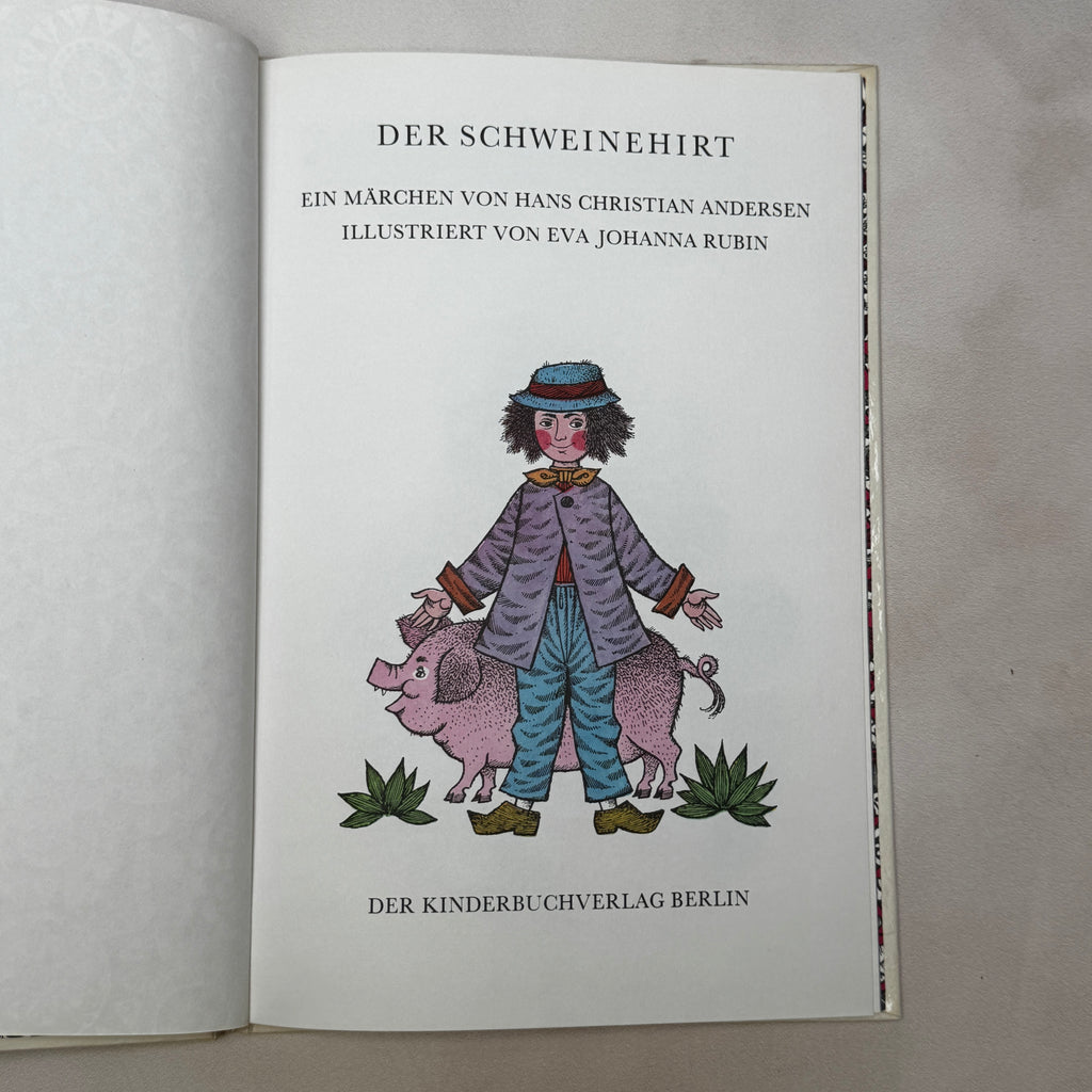Illustrated Hans Christian Andersen Book – Der Schweinehirt (1958 DDR)