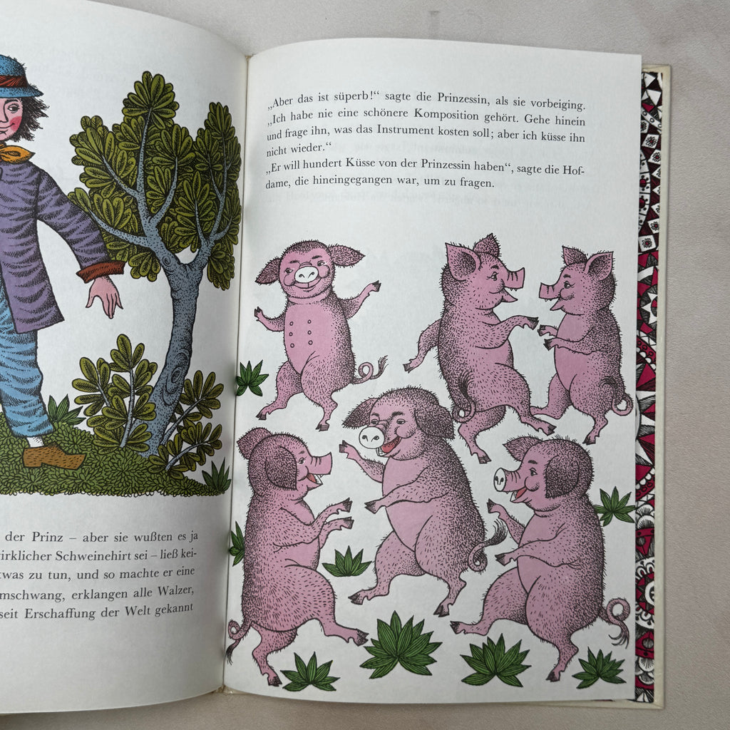 Illustrated Hans Christian Andersen Book – Der Schweinehirt (1958 DDR)