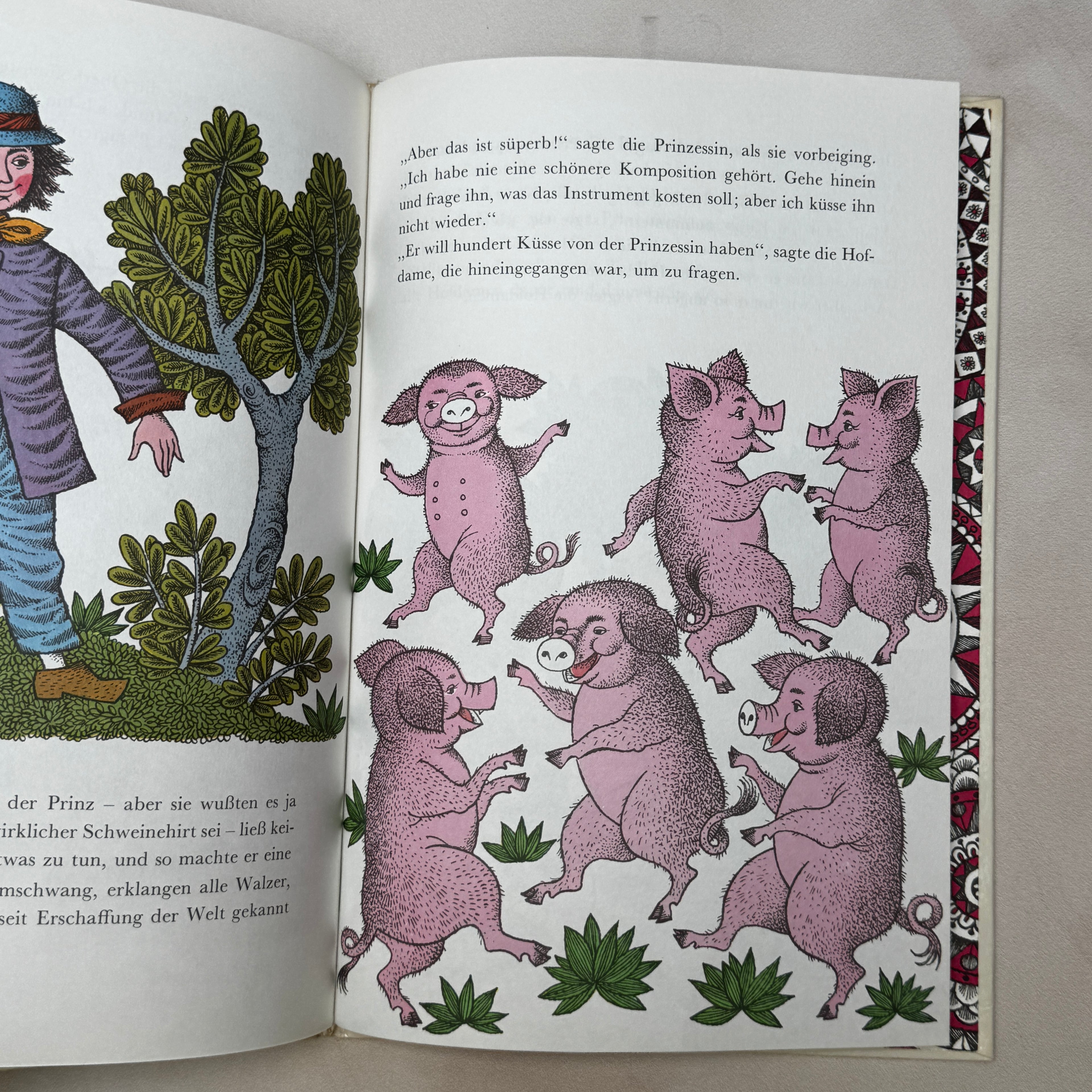 Illustrated Hans Christian Andersen Book – Der Schweinehirt (1958 DDR)