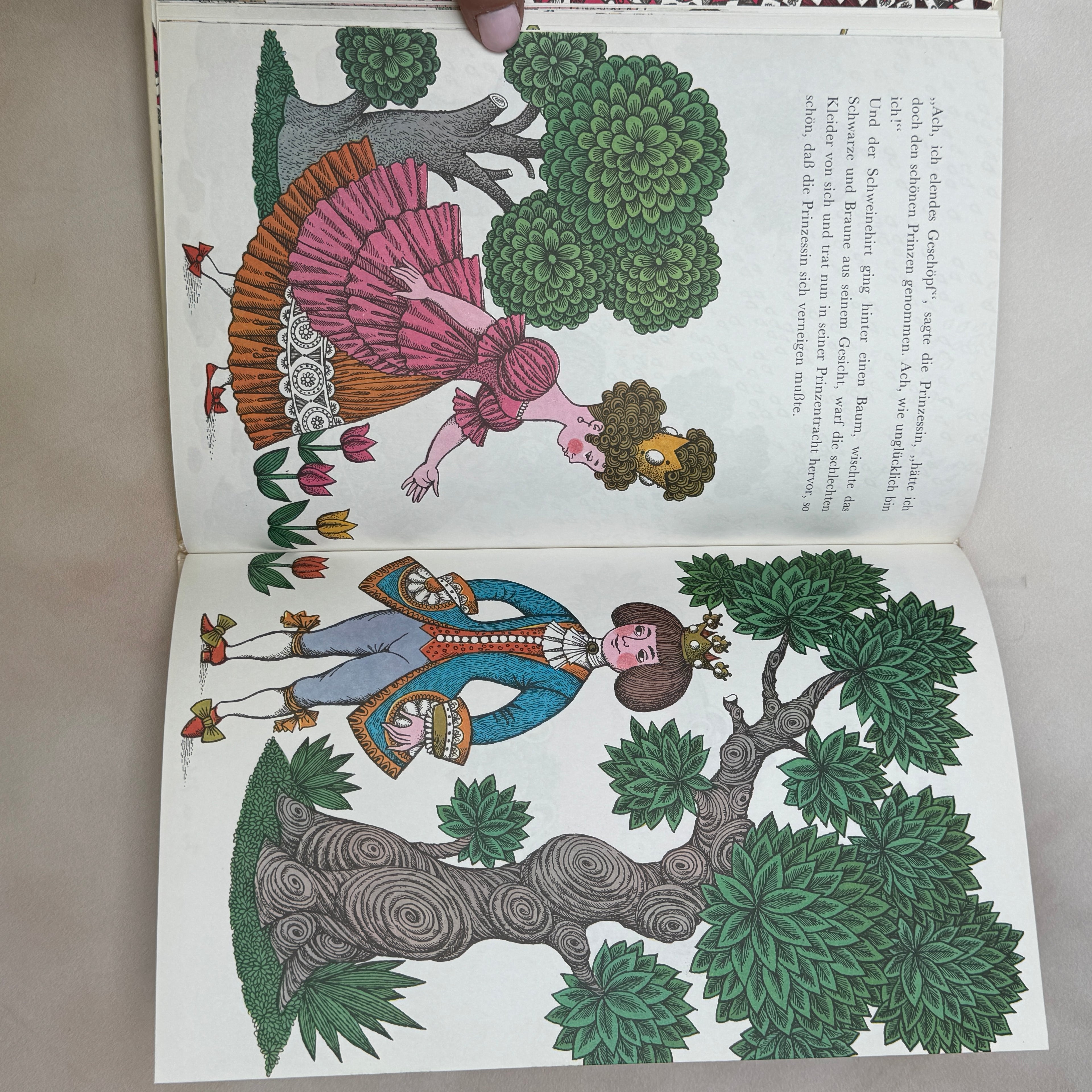 Illustrated Hans Christian Andersen Book – Der Schweinehirt (1958 DDR)