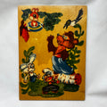 Soviet Wooden Wall Plaque "Mishka Khvastunishka" – 1970s USSR Nursery Decor