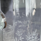 Etched Glass Beer Mug with Red Deer Stag – 0.5 L Hunting Stein, 20 cm