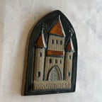 TEKT Ceramic Wall Plaque "Wiru 1450" – Tallinn Old Town Estonian Pottery
