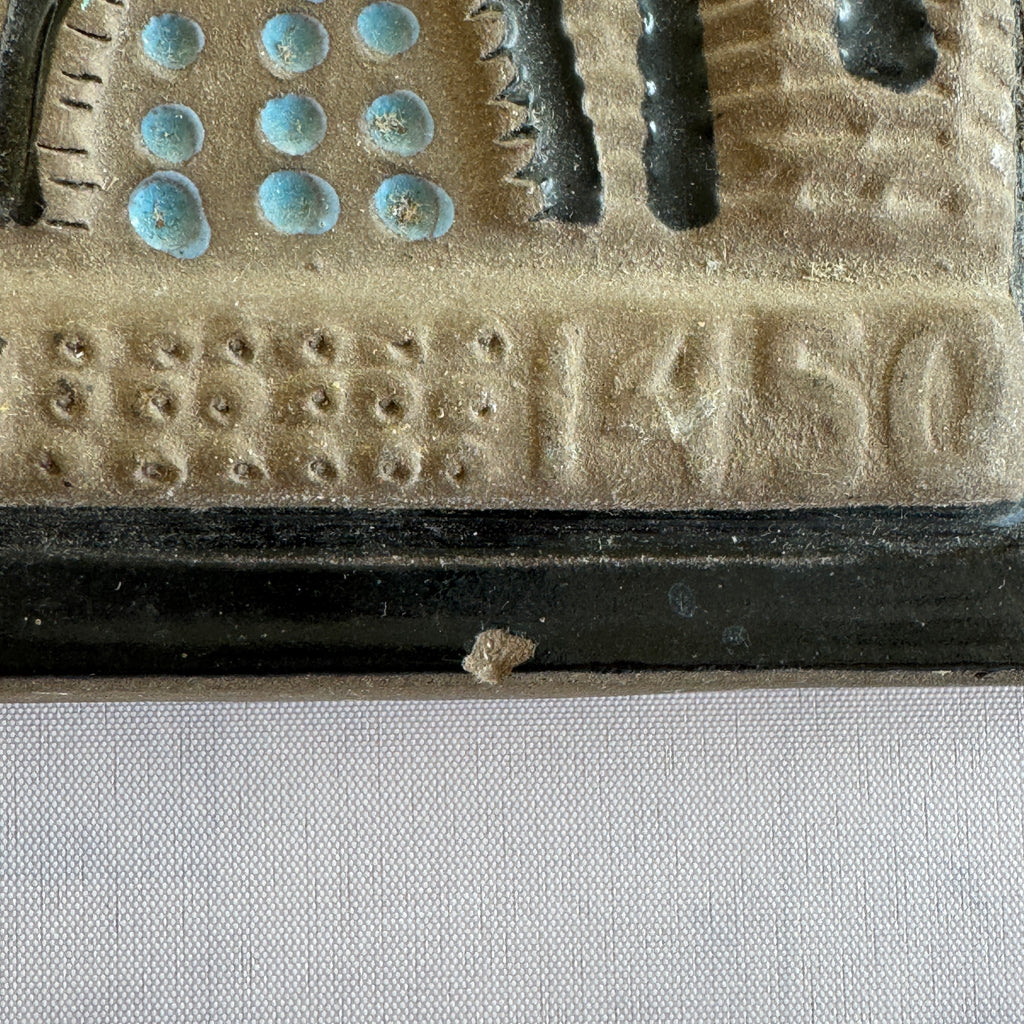 TEKT Ceramic Wall Plaque "Wiru 1450" – Tallinn Old Town Estonian Pottery