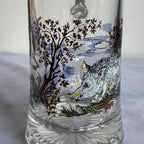 Vintage BMF German Beer Stein with Wild Boar & Duck Hunting Scene – 0.5L