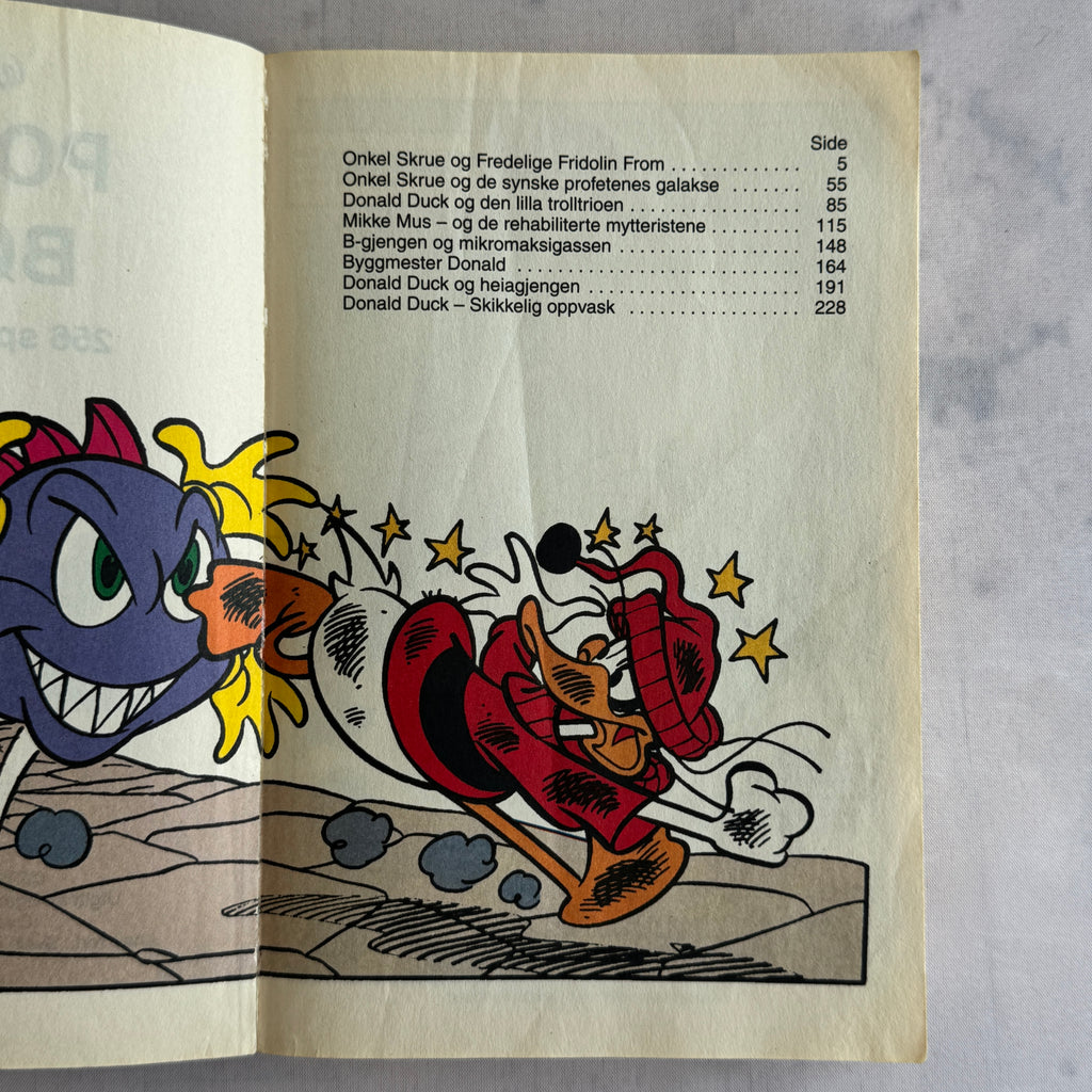Donald Duck Pocket 218 I Skuddlinden Disney Comic Book 1999 Norwegian