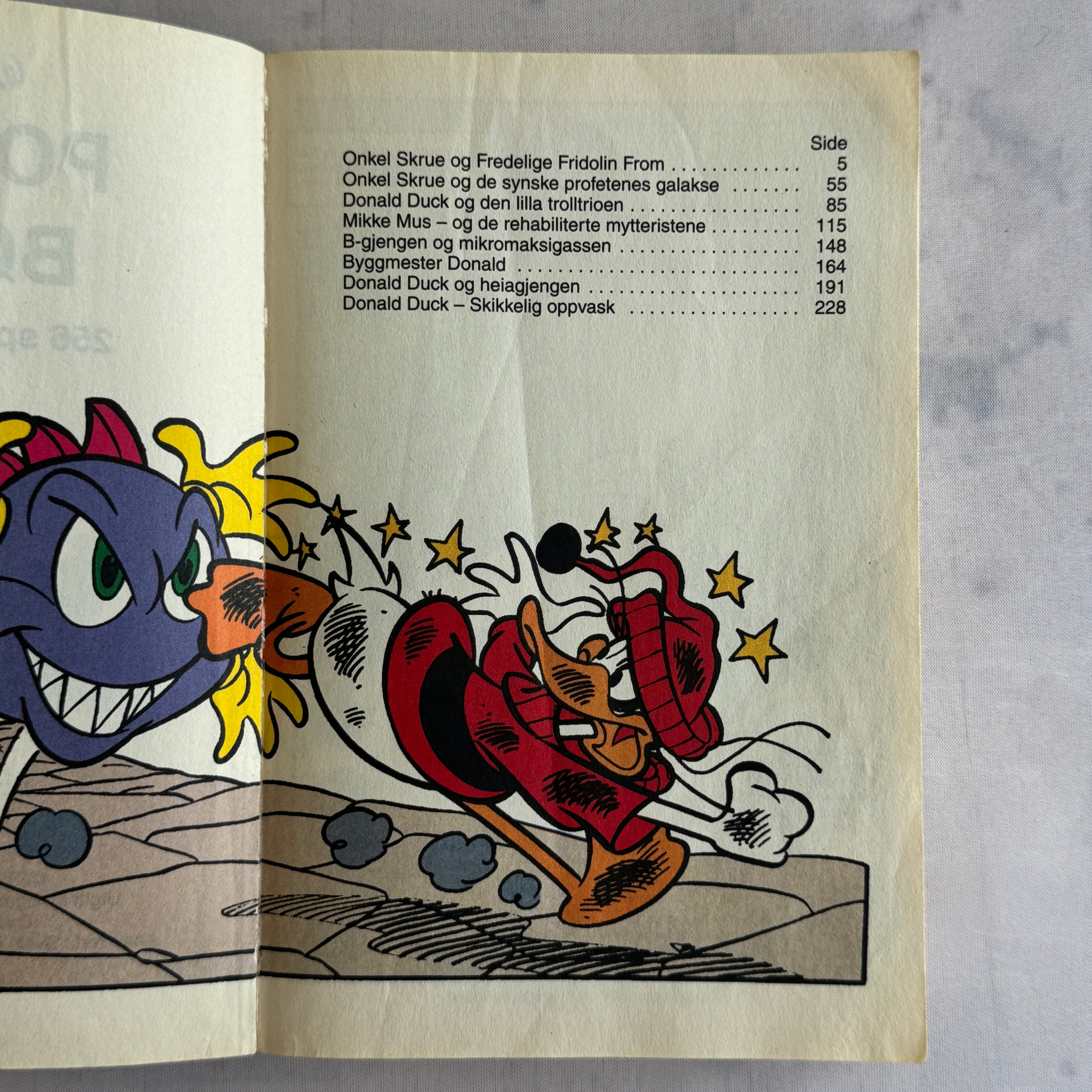 Donald Duck Pocket 218 I Skuddlinden Disney Comic Book 1999 Norwegian