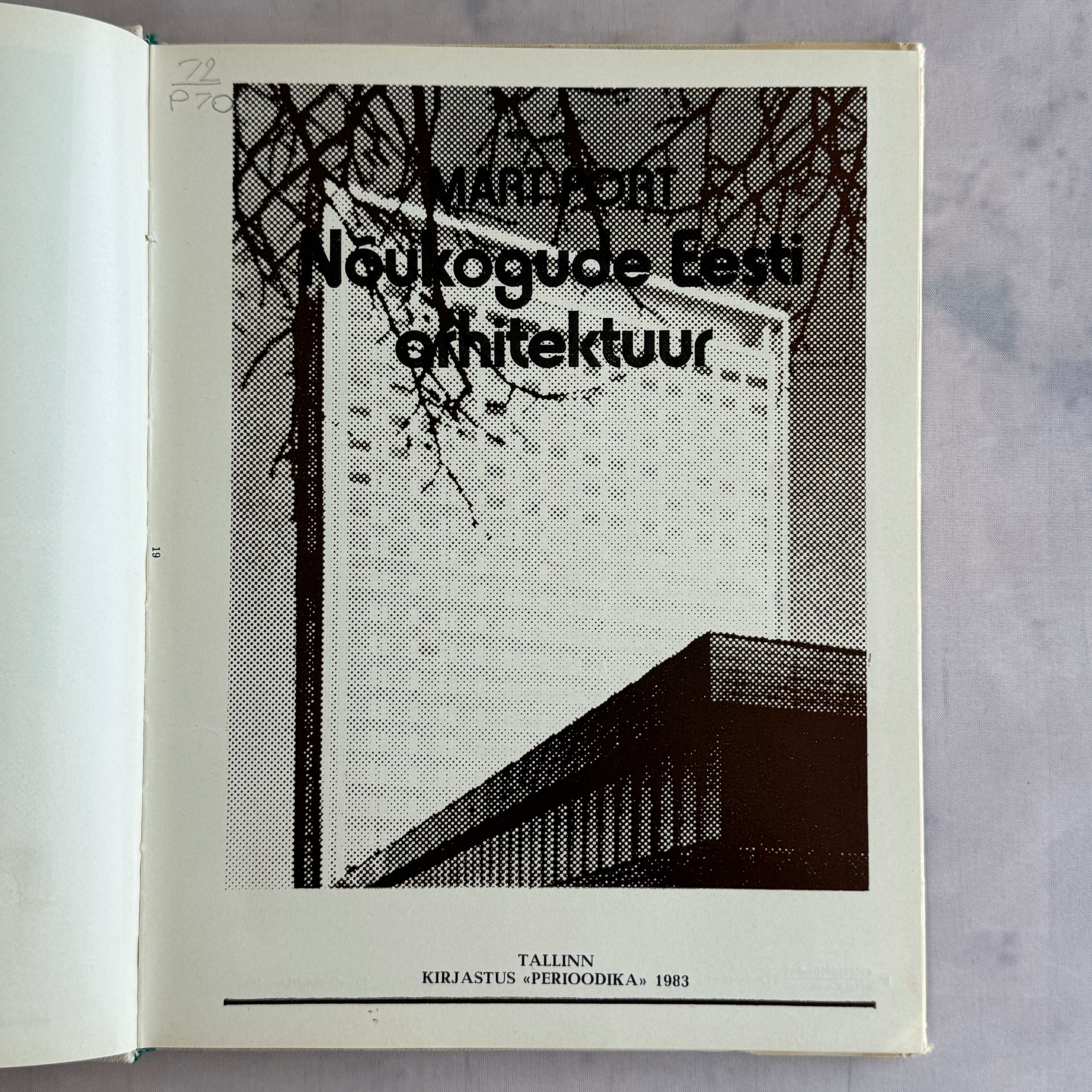 Soviet Modernism Architecture Book – Nõukogude Eesti Arhitektuur (1983) Mart Port – Tallinn Baltic Architecture