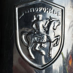 Soviet Stainless Steel Hip Flask 0.75 L – Zaporozhye Cossack Emblem, USSR