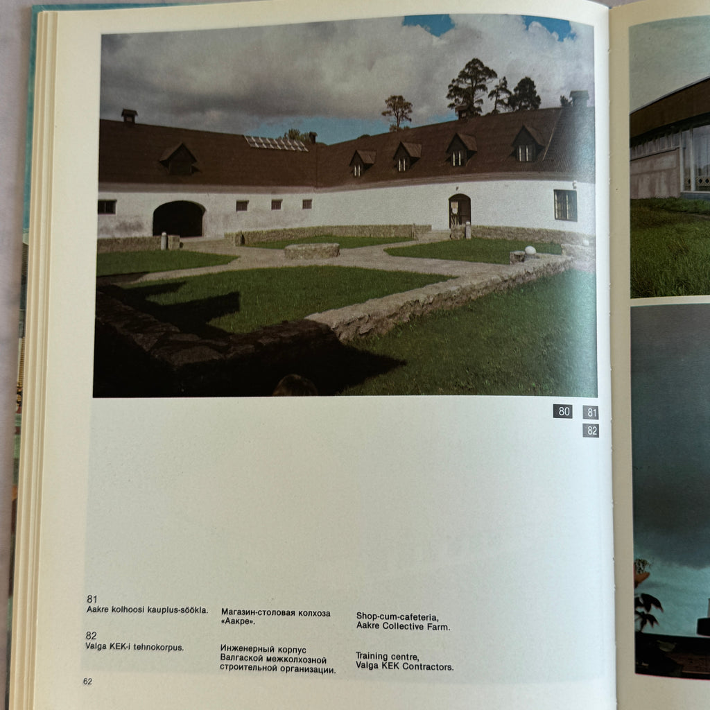 Best Buildings in the Estonian SSR (1988) – Soviet Modernism Architecture Photo Book