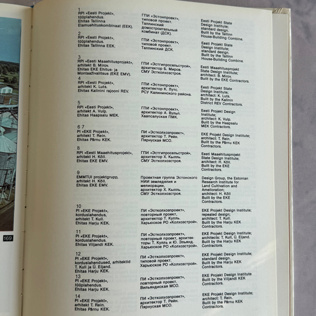 Best Buildings in the Estonian SSR (1988) – Soviet Modernism Architecture Photo Book