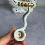 Larsen Cognac Viking Ship Decanter “Invincible” – White Limoges Porcelain, Box
