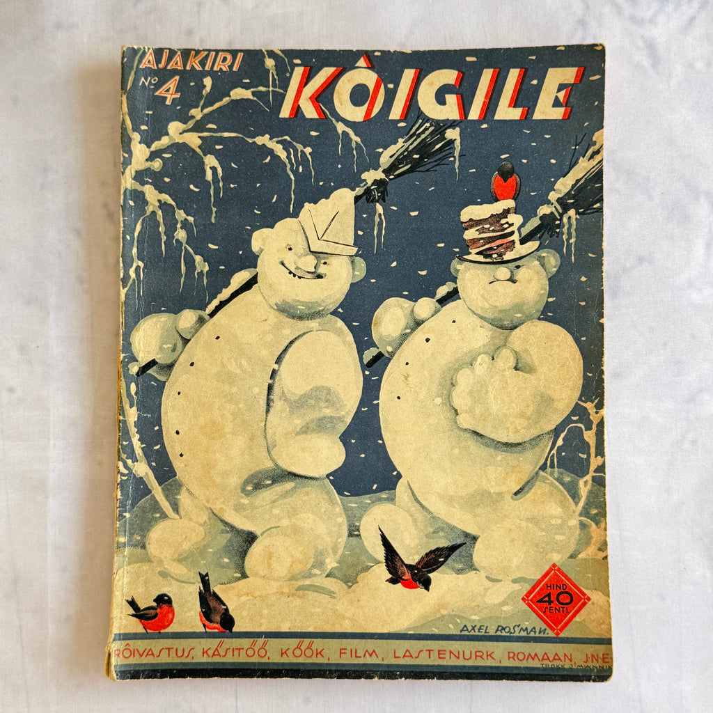 1936 Estonian Magazine “Kõigile” – Pre-WWII Family Magazine