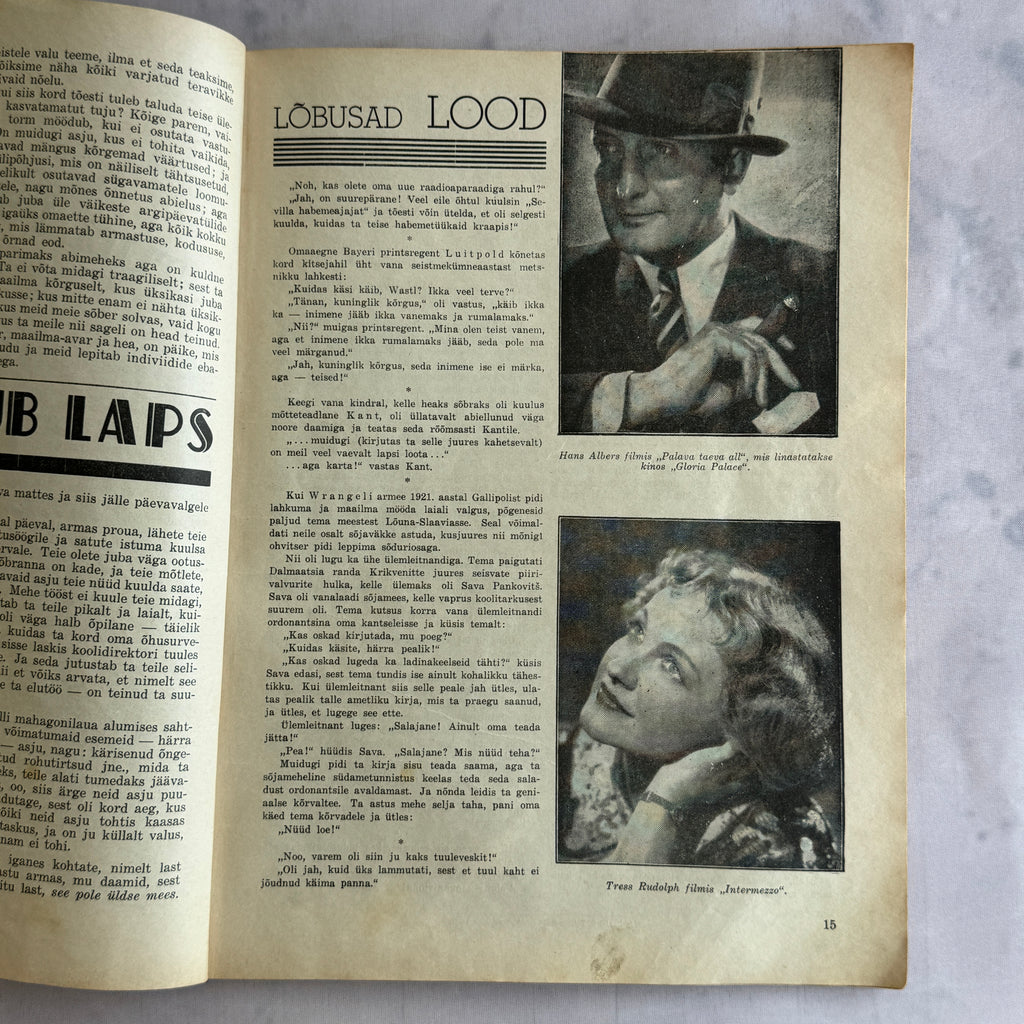 1936 Estonian Magazine “Kõigile” – Pre-WWII Family Magazine