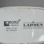 Larsen Cognac Viking Ship Decanter “Invincible” – White Limoges Porcelain, Box