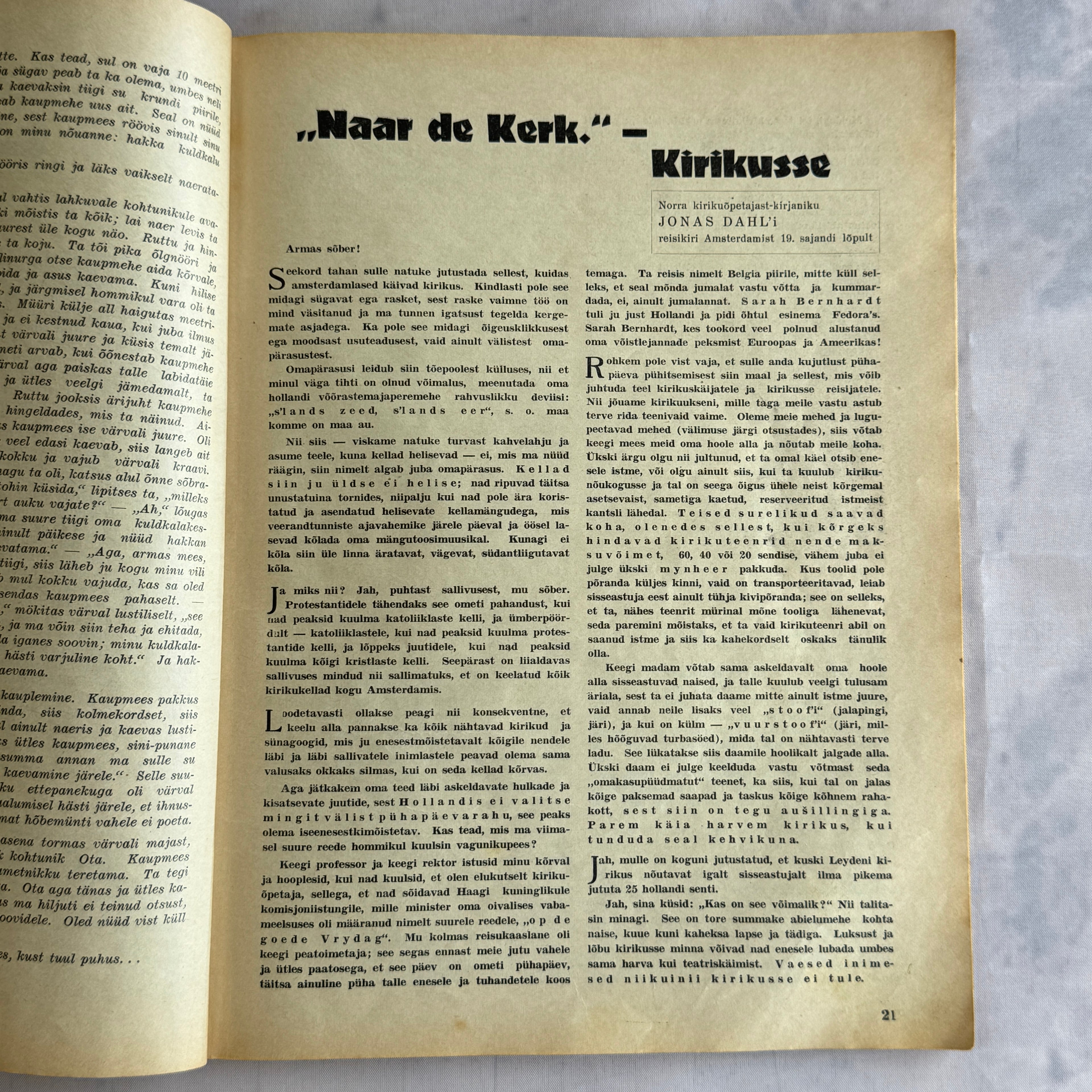 1936 Estonian Magazine “Kõigile” – Pre-WWII Family Magazine
