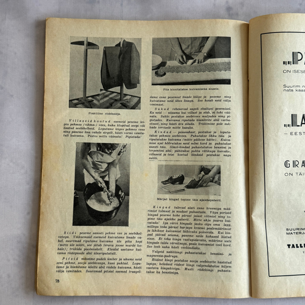 1936 Estonian Magazine “Kõigile” – Pre-WWII Family Magazine