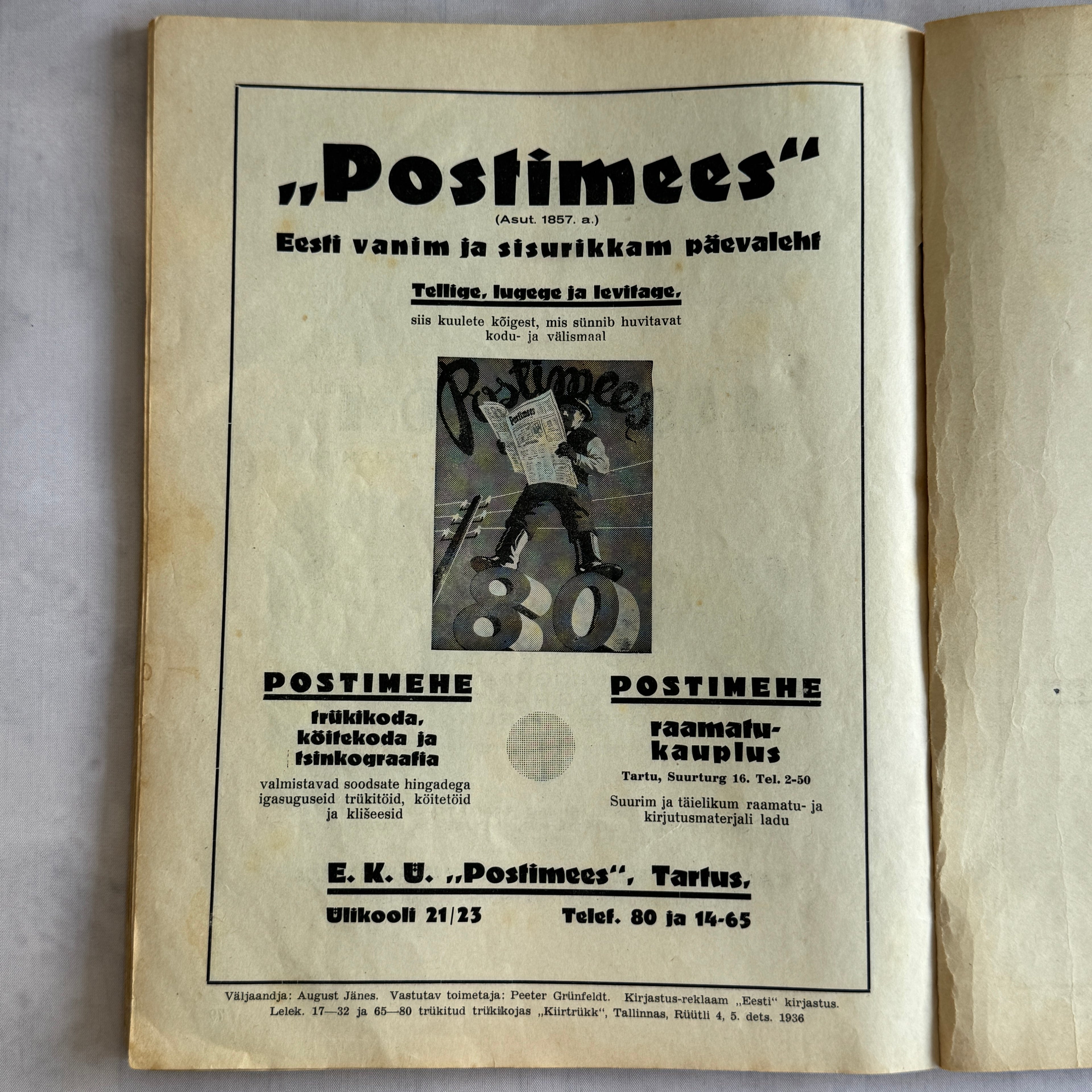 1936 Estonian Magazine “Kõigile” – Pre-WWII Family Magazine