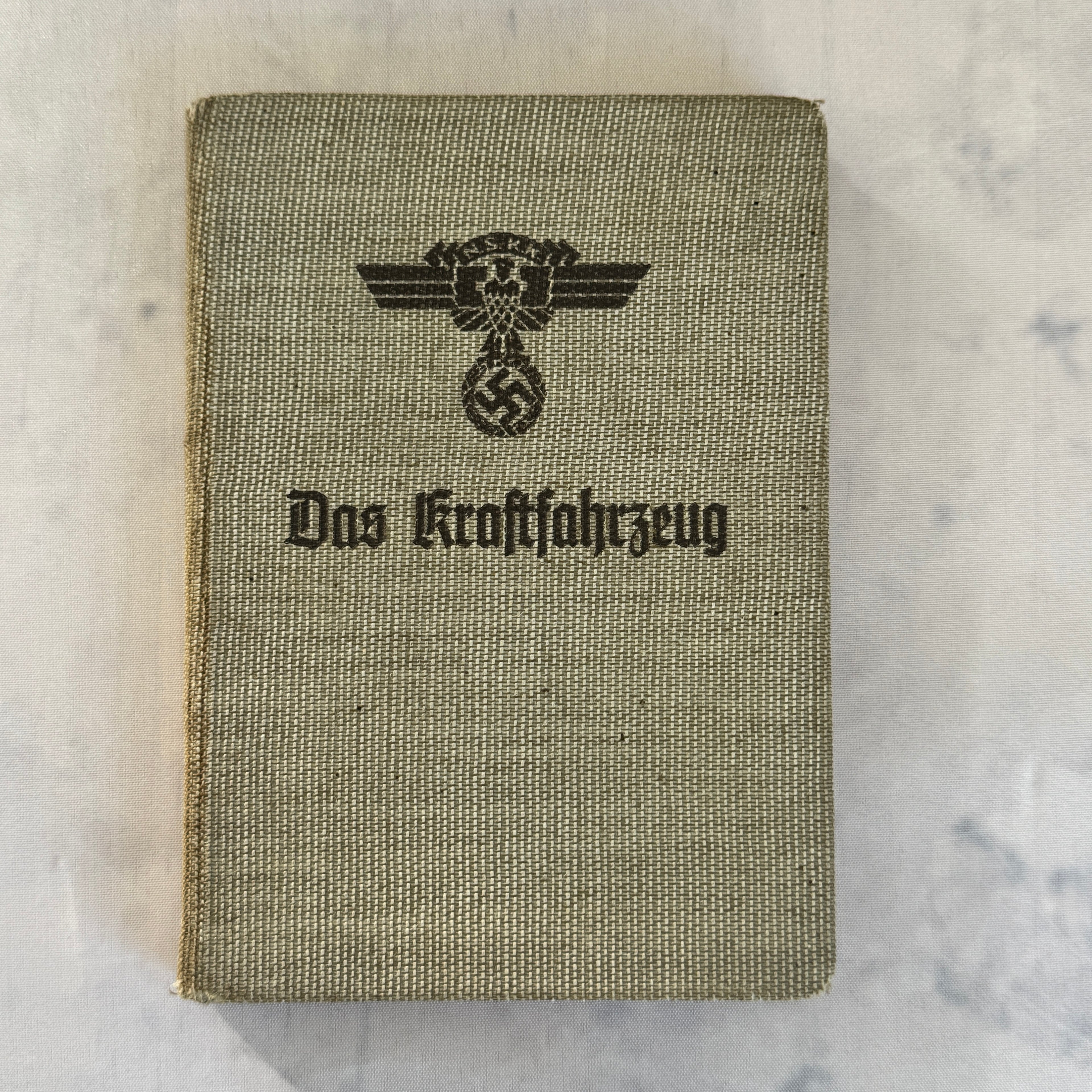 WWII German NSKK Training Manual “Das Kraftfahrzeug” (c. 1940) – Fold-Out Technical Diagrams