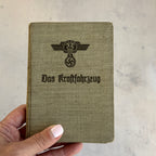 WWII German NSKK Training Manual “Das Kraftfahrzeug” (c. 1940) – Fold-Out Technical Diagrams