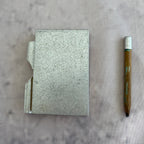 Vintage Soviet Tallinn Souvenir Notebook – Old Thomas Metal Cover with Pencil