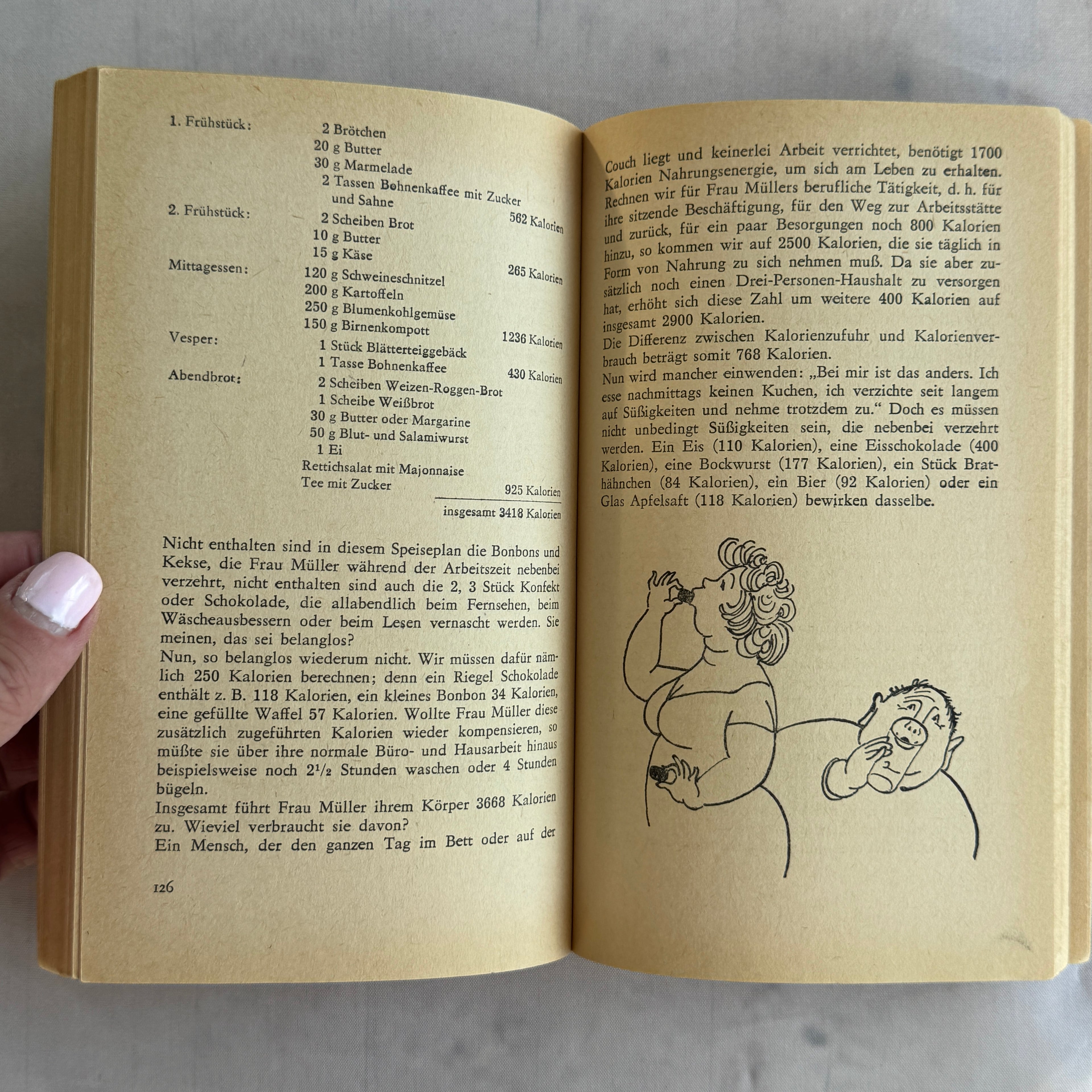 1964 DDR Nutrition Book “Gut Essen Aber Mit Köpfchen” – German Health Guide