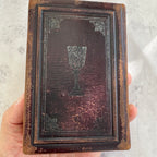 Antique Estonian Hymnal Uus Lauluraamat 1904 Tallinn – Embossed Leather Binding
