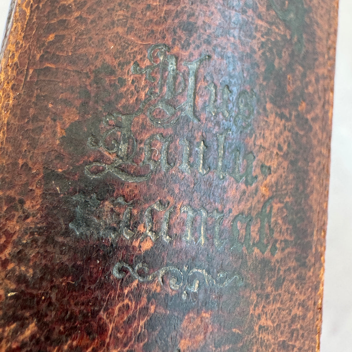 Antique Estonian Hymnal Uus Lauluraamat 1904 Tallinn – Embossed Leather Binding